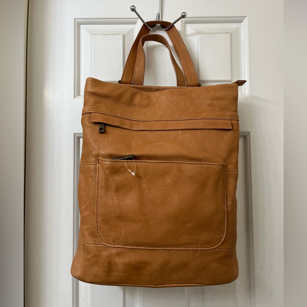 Aspen Authentic Genuine Leather Backpack